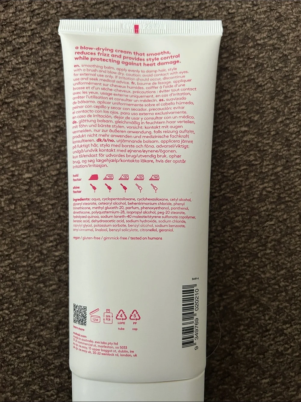 New Evo Easy Tiger Smoothing Balm 6.8 oz